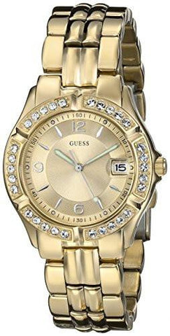 Guess U85110L1 Dazzling Sporty Midsize Goldtone Watch