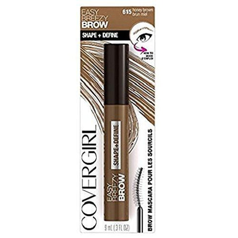 Easy Breezy Brow Shape Define Brow Mascara, 615 Honey Brown Pack Of 2