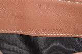 Denim And Leather Zip Around Wallet Clutch Bluetan