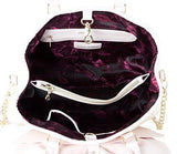 Big Bow Raffia Wagon Satchel Shoulder Handbag Sand