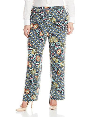 PlusSize Print Pant, Multi, 2X