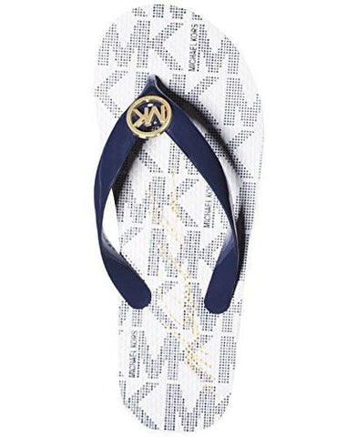 Michael Kors Jet Set Flip Flops 11 M Us Navy