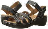 Clarks Delana Varro Dress Sandal Black Leather 8 M Us