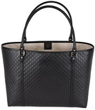 Micro Gg Ssima Leather Joy Purse Tote Black