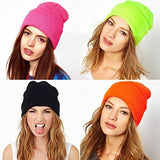 Winter Hat For And Beanie Solid Color Unisex Hats Warm Casual Cap Bonnet Gorro Invierno Skullies Hats And Caps ฺBlack Color