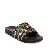Patches Flat Sandal Leopard Multi 9 M Us
