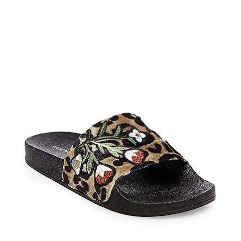 Patches Flat Sandal Leopard Multi 9 M Us