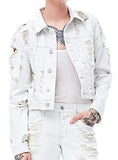 Hudson Garrison Cropped Jean Jacket Natural Riot W760Wli Nrio M