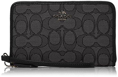 Box Program Signature Zip Organizer Svblack Smokeblack Clutch