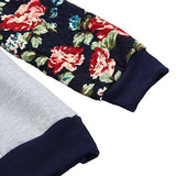 Creti Fashion Long Sleeve Printed Drawstring Pullover Hoodies Sweatshirt