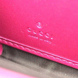 Brie Gg Motif Beige Canvaspink Leather Long Wallet 323397 Kh1Bg 8479