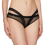Bisou Lace Strp Lr Bikini, Black, Medium