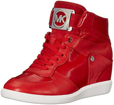 Michael Kors Nikko High Top Fashion Sneaker Red 10 M Us