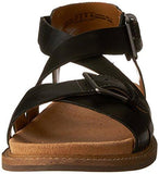 Corsio Bambi Platform Black Leather 8 Medium Us