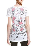Rolled Sleeve Tshirt, S, White
