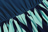 Demetory `S Boho Sleeveless Wave Striped Maxi Dress Xlarge Navy