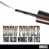 Bombshell PowDer Brow Liner Eyebrow Powder Dark Brown 805, .24 Oz