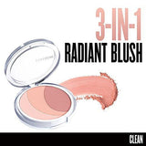 Clean Glow Lightweight Powder Blush Roses 100, .42 Oz