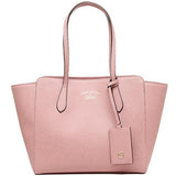 Gucci Small Leather Trademark Logo Swing Tote Soft Pink