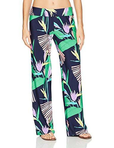 Midnight Paradise Roll Top Wide Leg Pant, Multi, M