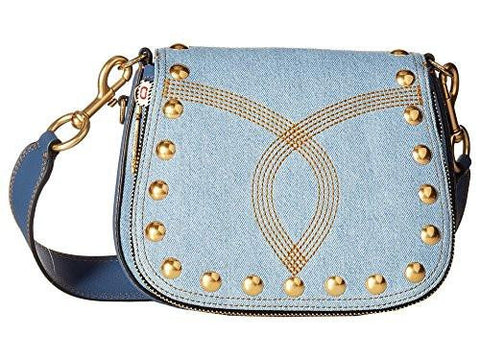 Marc Jacobs Denim Nomad Saddle Bag Denim One Size