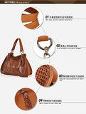 Fashion Brands Handbags Shoulder Bag Snake Pattern Genuine Leather Messenger Bag Luxury Tote Cowhide Paillette Ba021 Color Blue