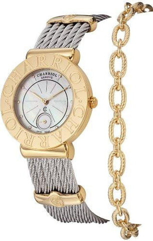 Charriol St30Cy1560006 St Tropez Goldplated And Stainless Steel Twotone Watch