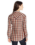 Rock 47 Long Sleeve Woven Shirt, Yellow/Blue/Red Plaid, Large