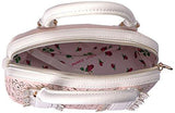 Chic Frills Dome Satchel, Blush