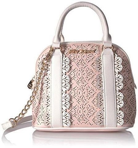 Chic Frills Dome Satchel, Blush