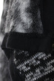 Wool Blend Drapey Sweater Vest Gray M