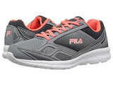 Fila Memory Deluxe 17 Running Shoe Monumentdark Shadowfiery Coral 8 M Us