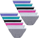 Hanes Sporty String Bikini Panty Pack Of 12 Size 8