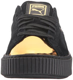 Puma Suede Platform Gold Fashion Sneaker Goldpuma Blackpuma 75 M Us