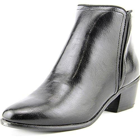 Fannia Round Toe Fashion Boots, Black, Size 8