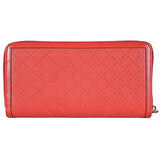 Diamante Leather Zip Wallet Tabasco Red 368177