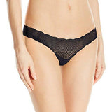 Sweet Geo Treats Thong, Black, One Size