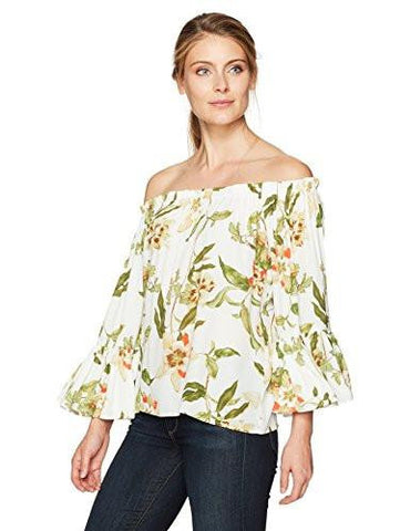 Convertible OffTheShoulder Top, Print, M