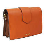 Prada Saffiano Leather Shoulder Bag Bicolor Bt0966