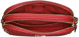 Lacquer Rivets Crossbody Clutch Red Currant Clutch