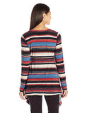 MultiStripe Handkerchief Top, Print, L