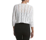 White Floral Cardigan Medium
