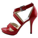 Michael Kors Evie Platform Sandals Red Size 90