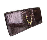 Python Clutch Bag 304719 Plum