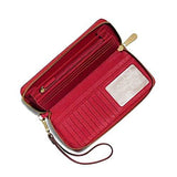 Michael Kors Mercer Travel Continental Wristlet Bright Red Os