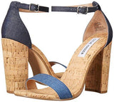 Carsonc Dress Sandal Denim Fabric 8 M Us