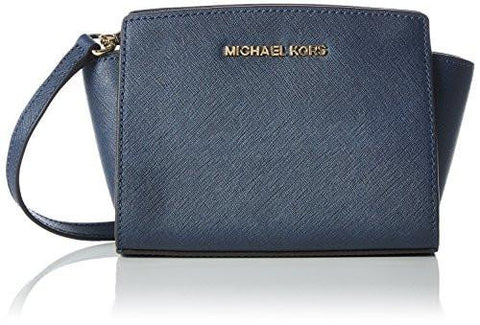 Michael Michael Kors Selma Mini Messenger Navy One Size