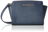 Michael Michael Kors Selma Mini Messenger Navy One Size