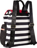 Betsey Johnson Drawstring Backpack Stripe/Floral Backpack