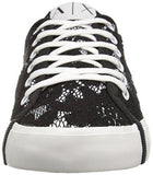 Lace Fashion Sneaker Black 8 M Us